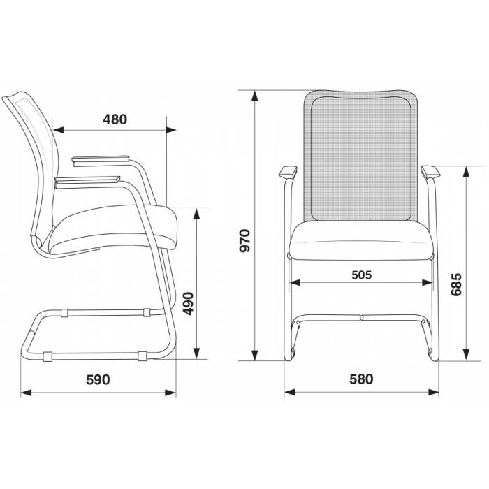 Кресло ch 685 tw 11